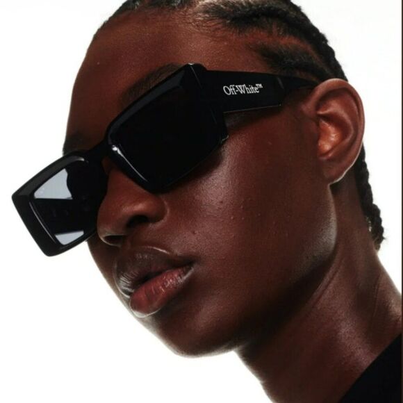 Off-White SAVANNAH Women Sunglasses Black Grey Cat Eye OERI064 SAVANNAH 1007 main image 10